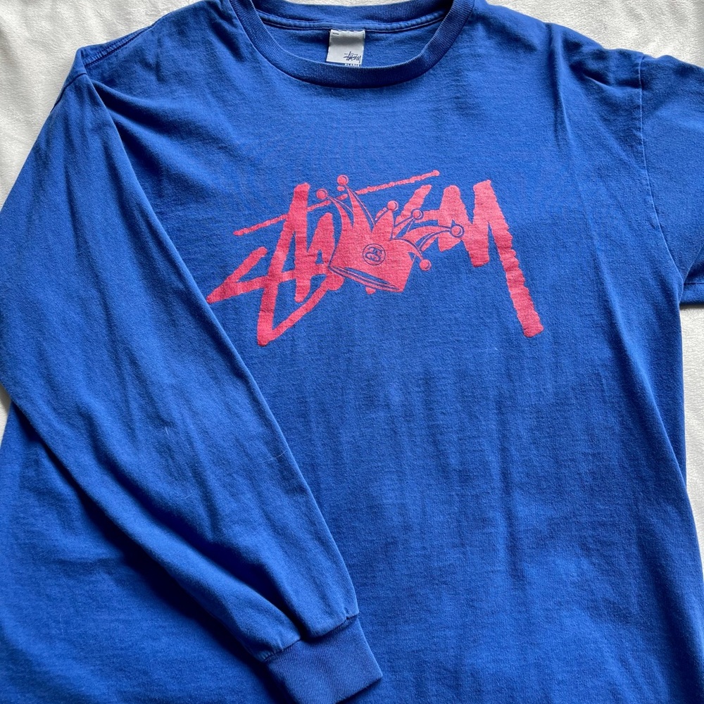 Stussy long sleeve with red logo